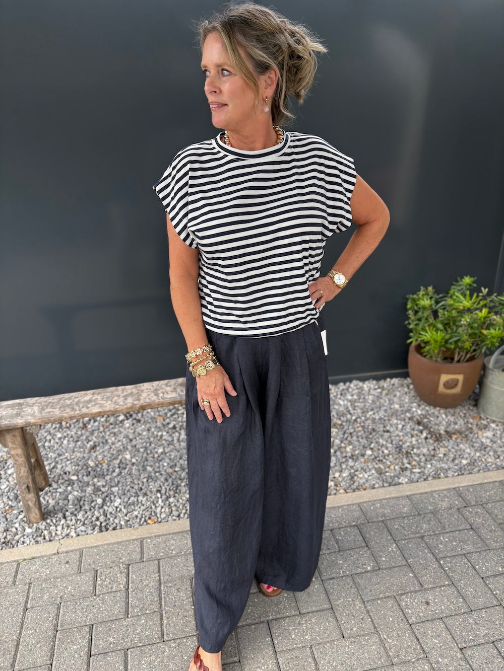 shirtje gestreept blauw wit