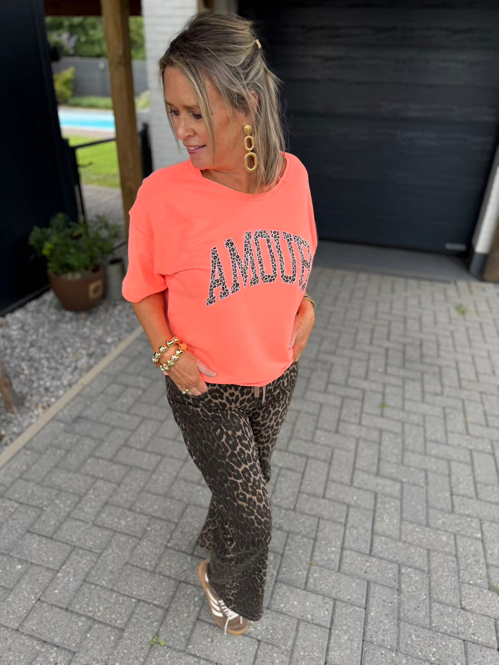 Luipaard jeans