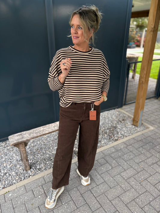 ballon jeans bruin