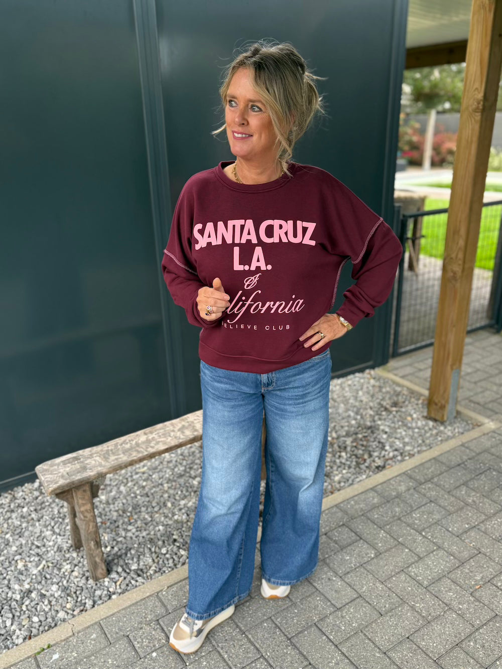Sweater California bordeaux