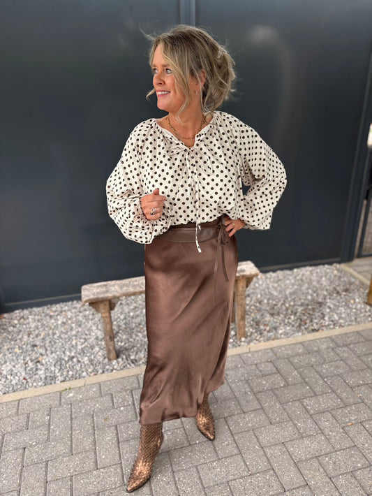 rok viscose bruin