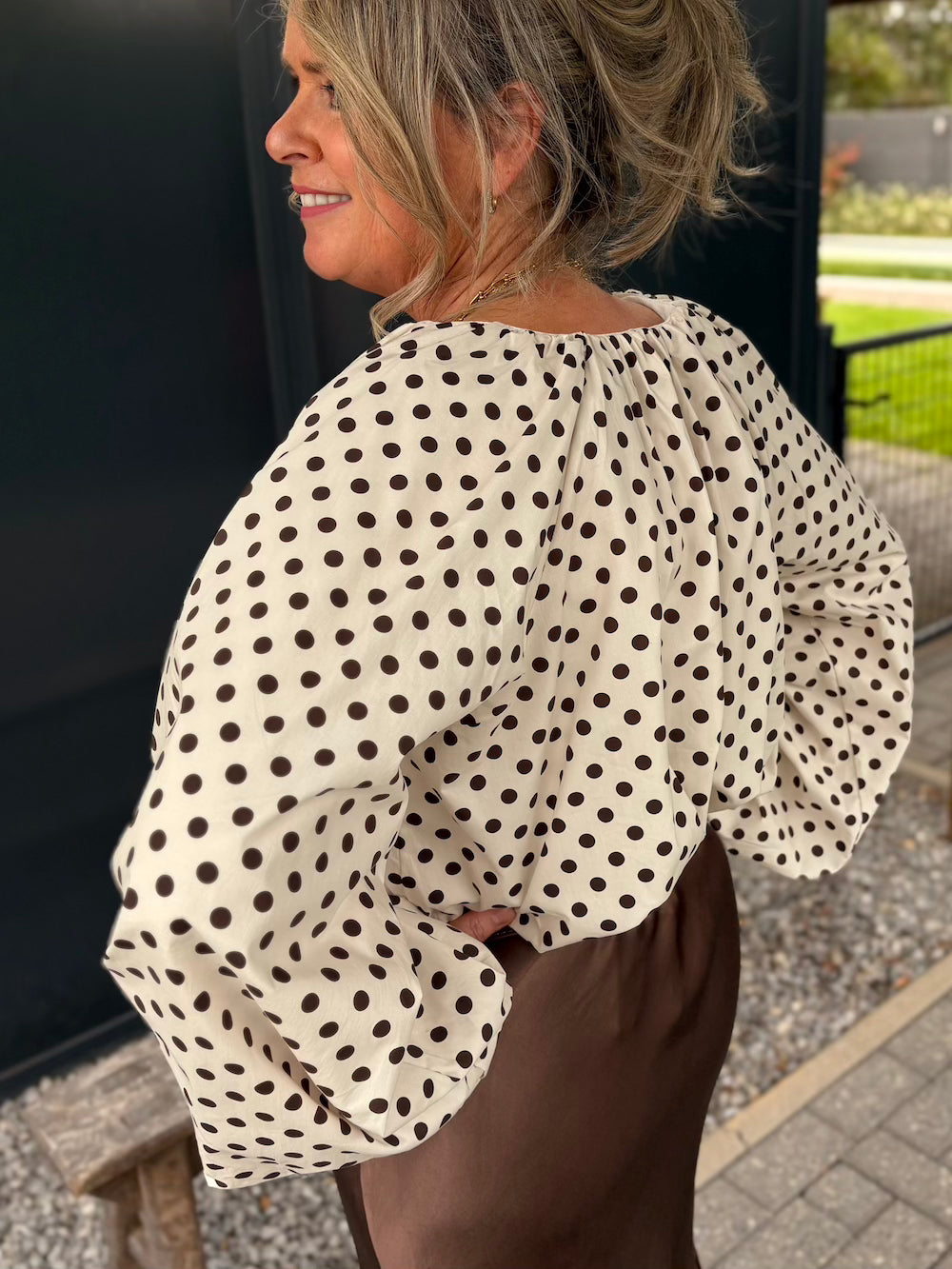 Blouse polka dot