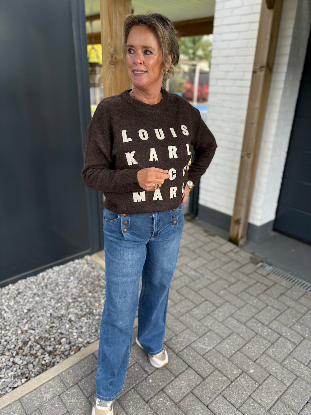 Trui Louis Karl Coco Marc bruin
