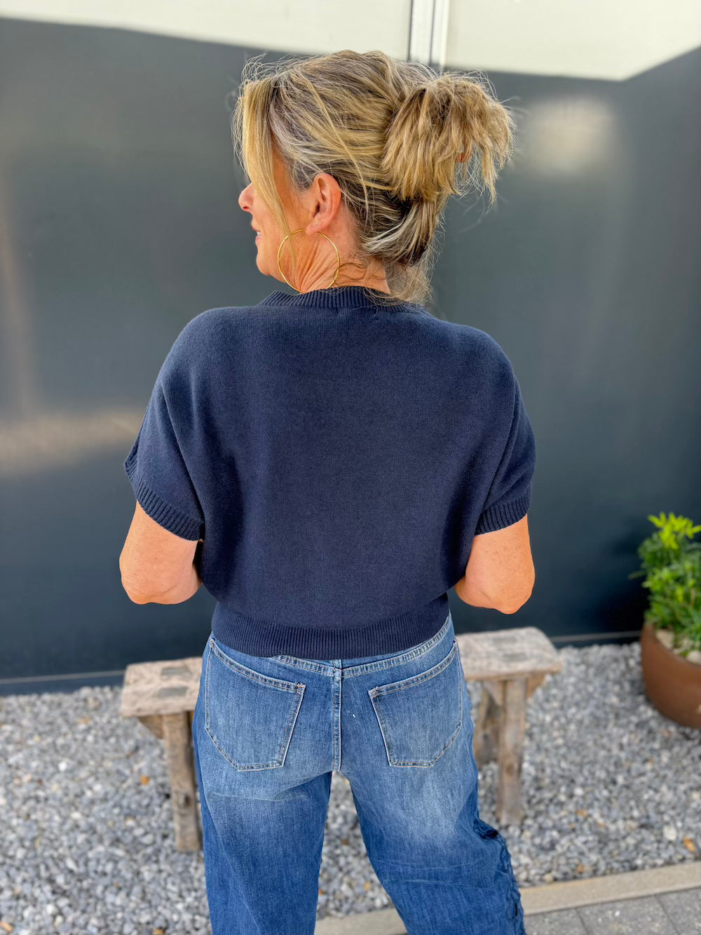 basic truitje marine blauw