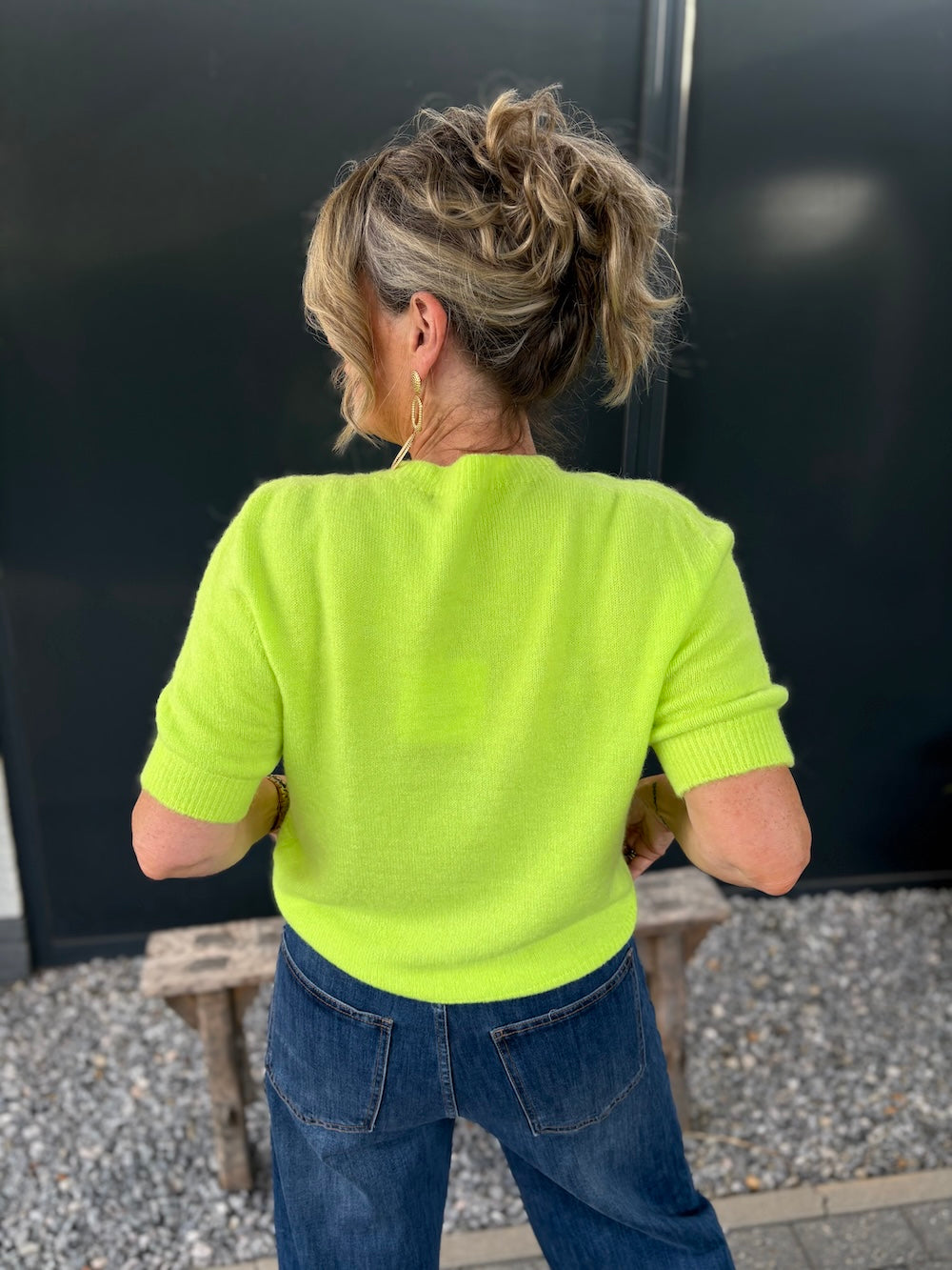 alpaca truitje neon geel