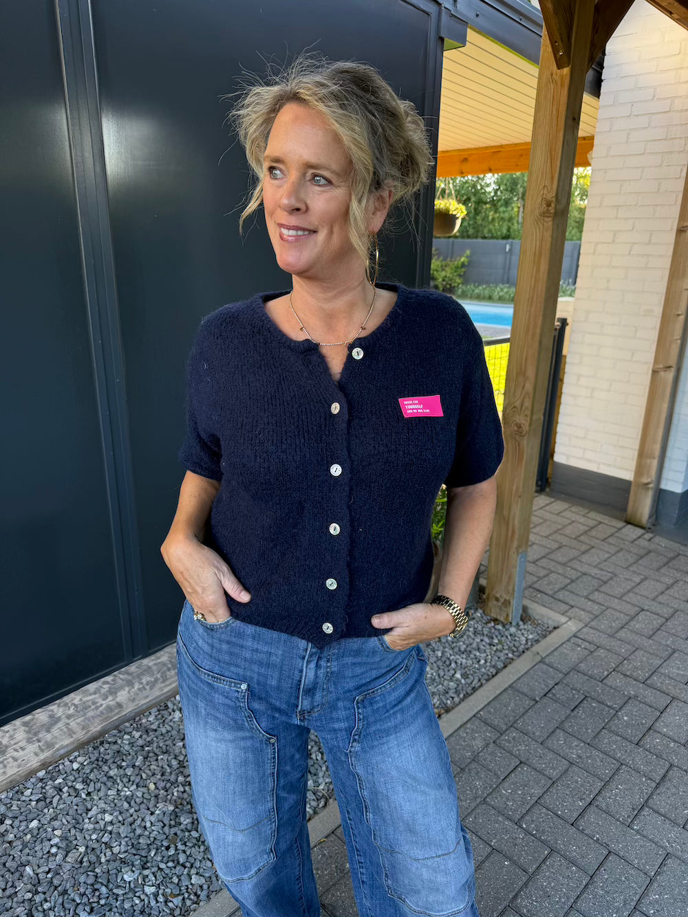 Vestje dress for yourself met mohair