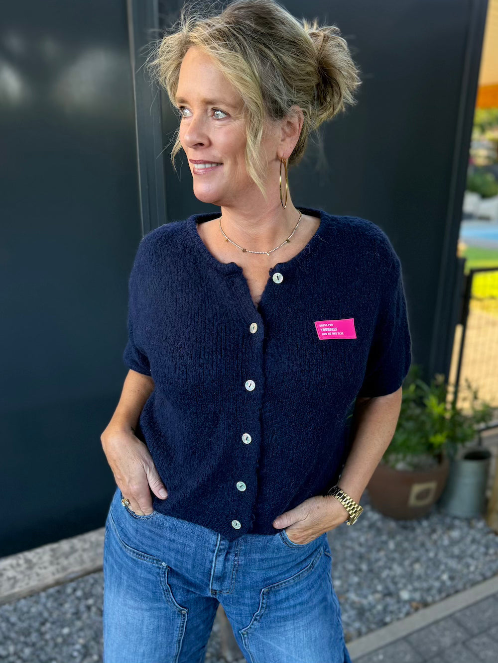 Vestje dress for yourself met mohair