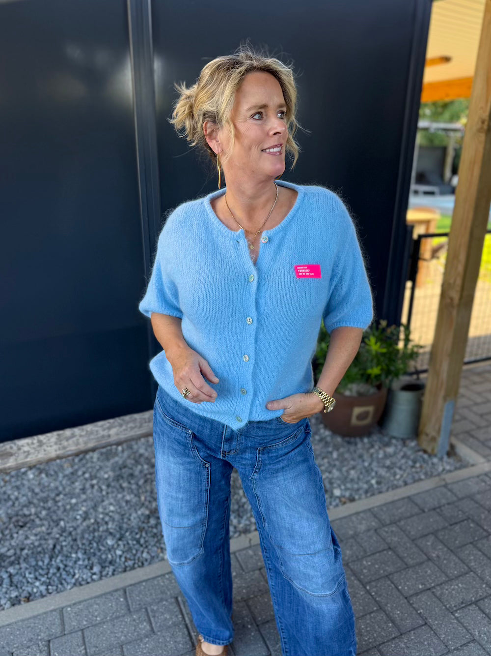 Vestje dress for yourself met mohair