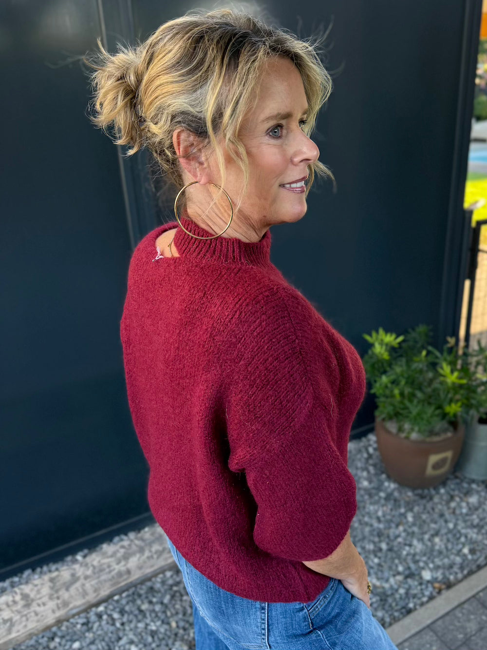 Truitje korte mouw met cut out