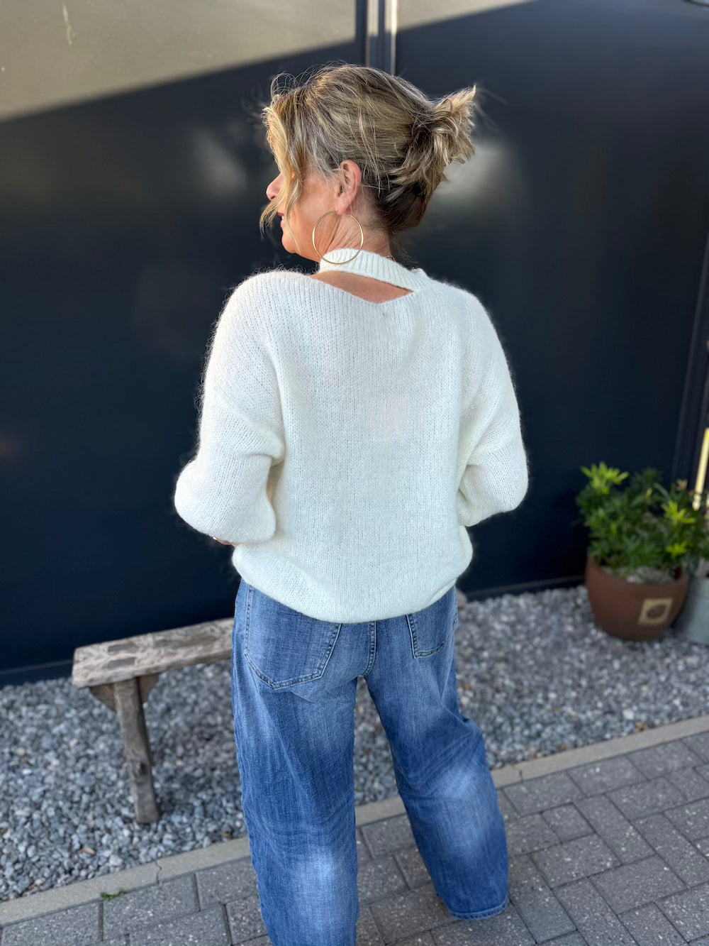 Truitje korte mouw met cut out