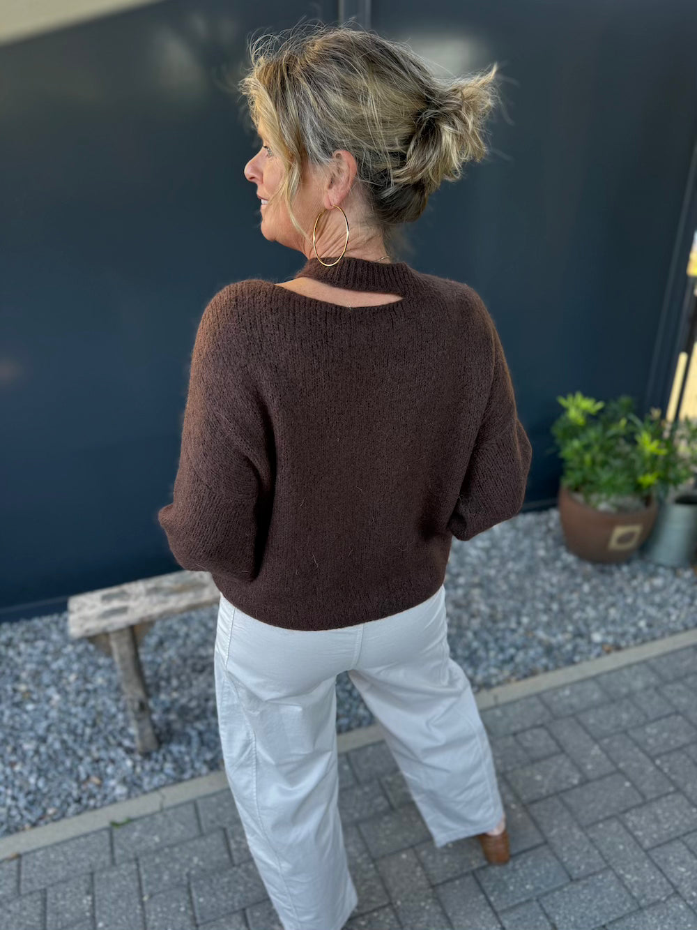 Truitje korte mouw met cut out