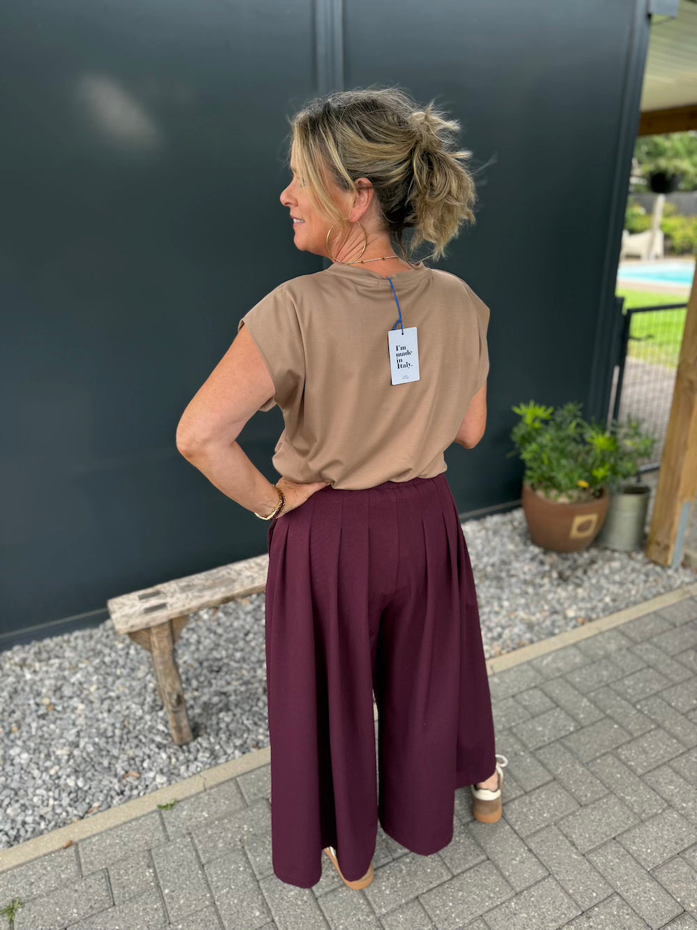 Broek 7/8e wide leg (culotte)