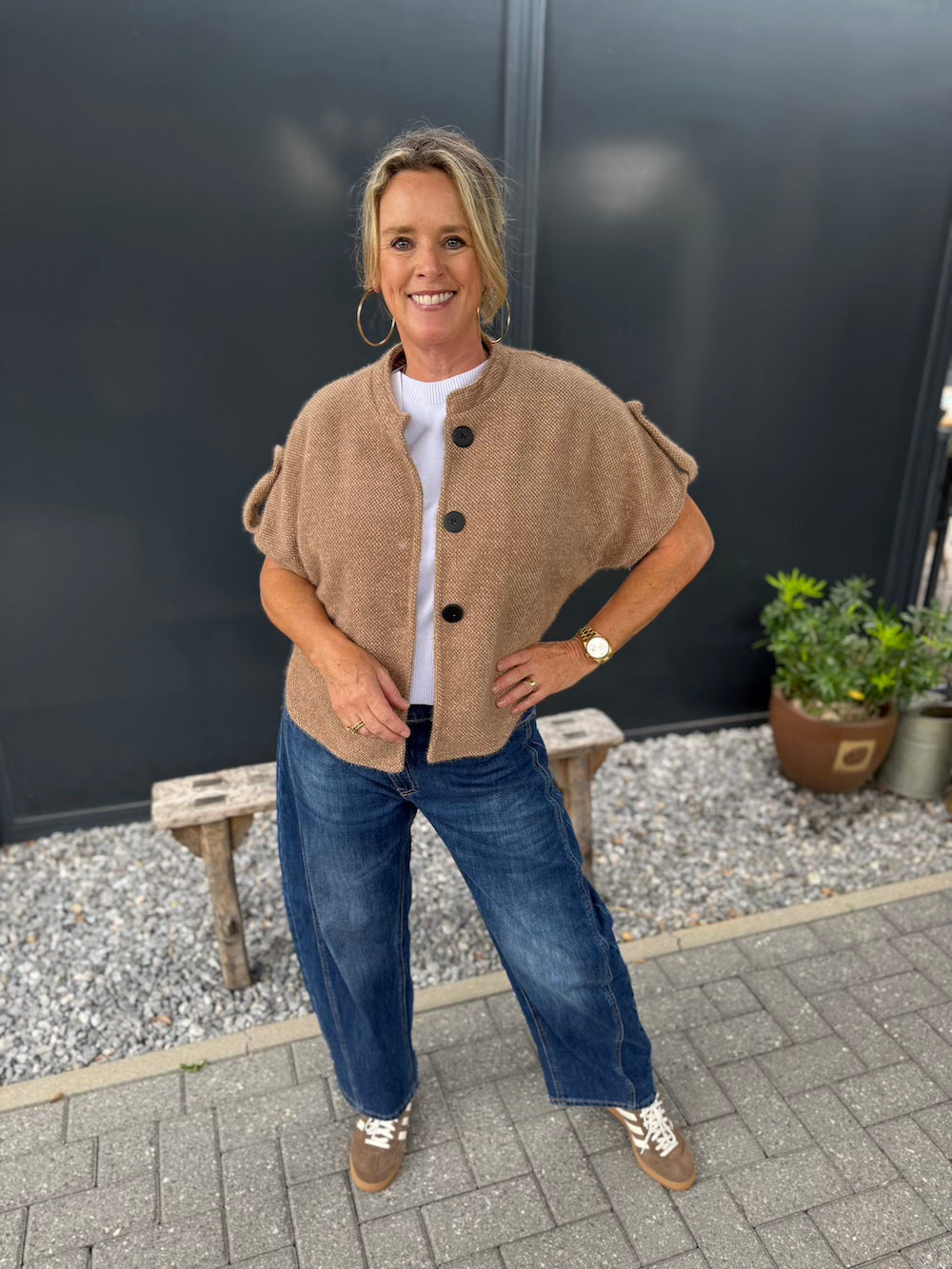 vestje zacht camel