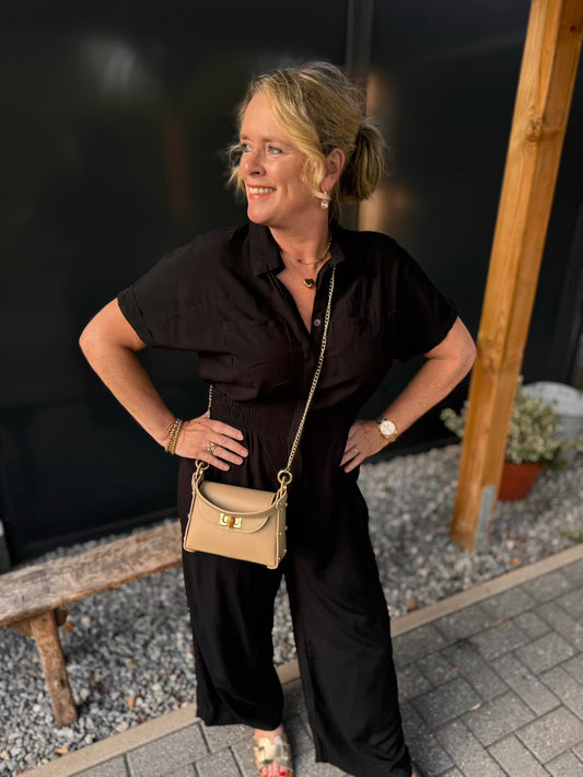 Jumpsuit zwart
