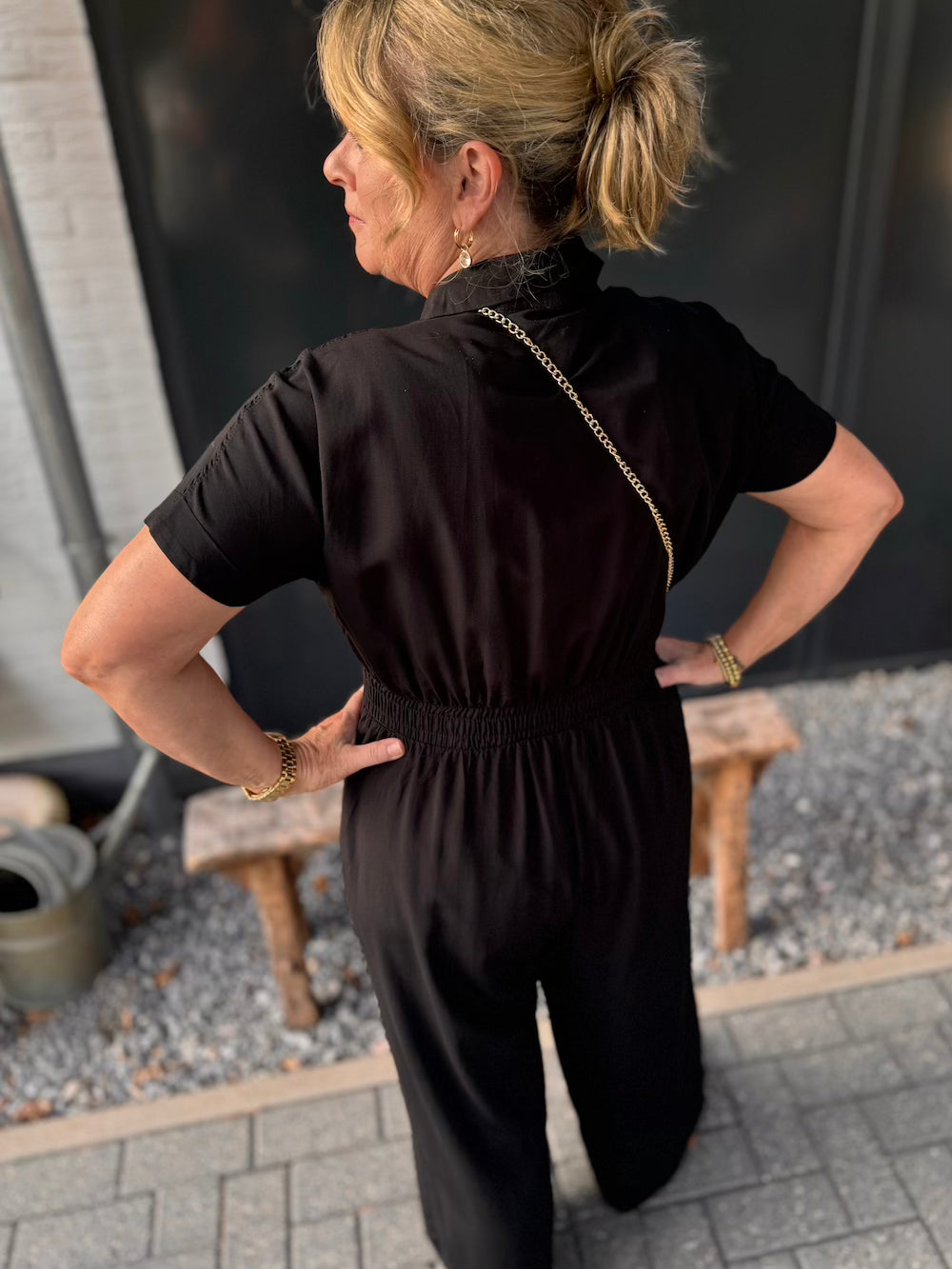 Jumpsuit korte mouw