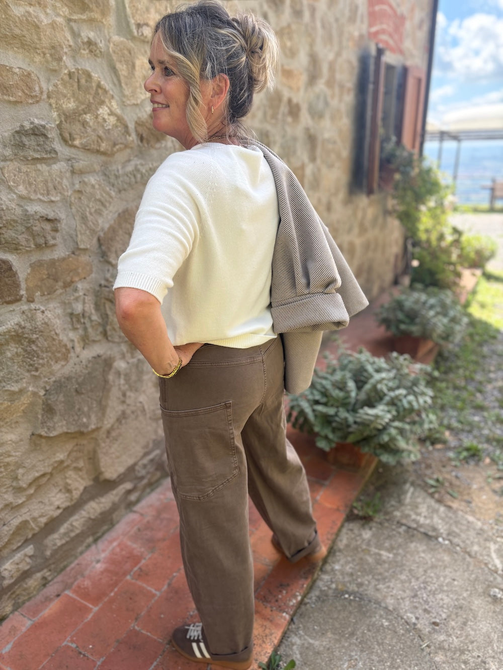 Barrel jeans machiatto