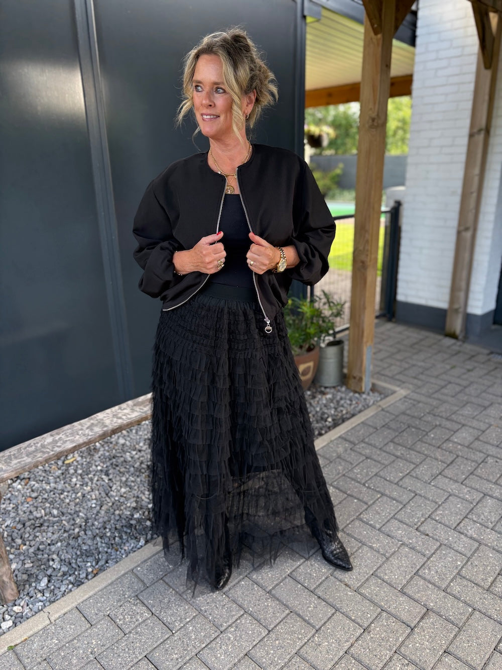 bomber jasje zwart