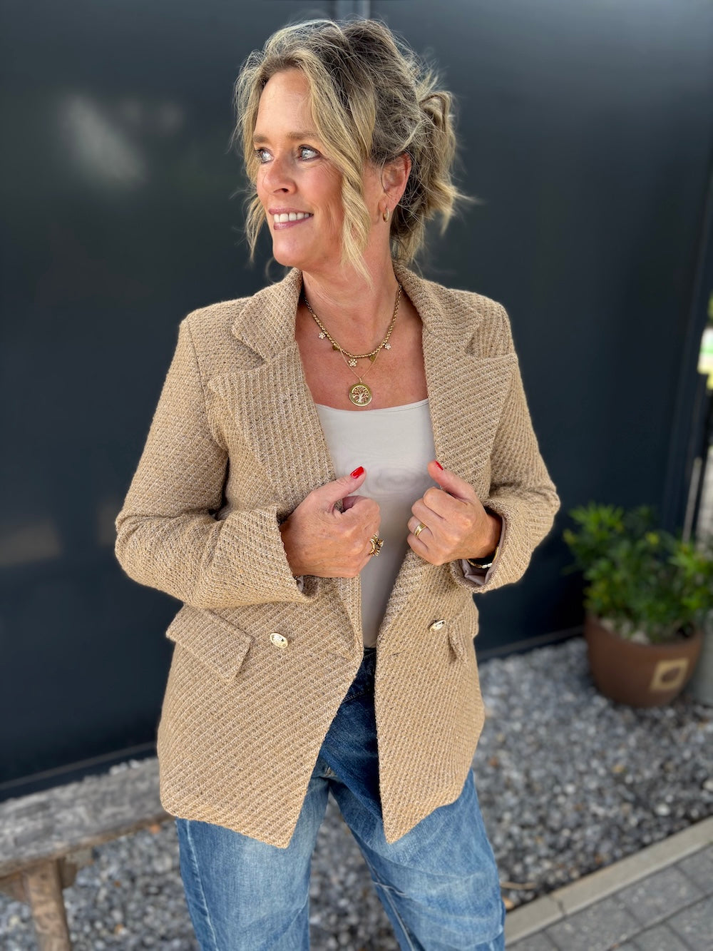 blazer jaquard
