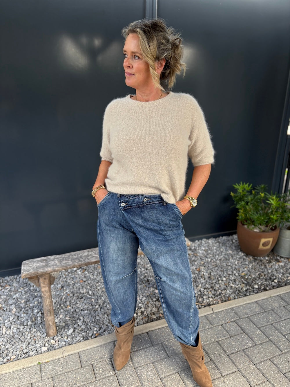alpaca truitje beige