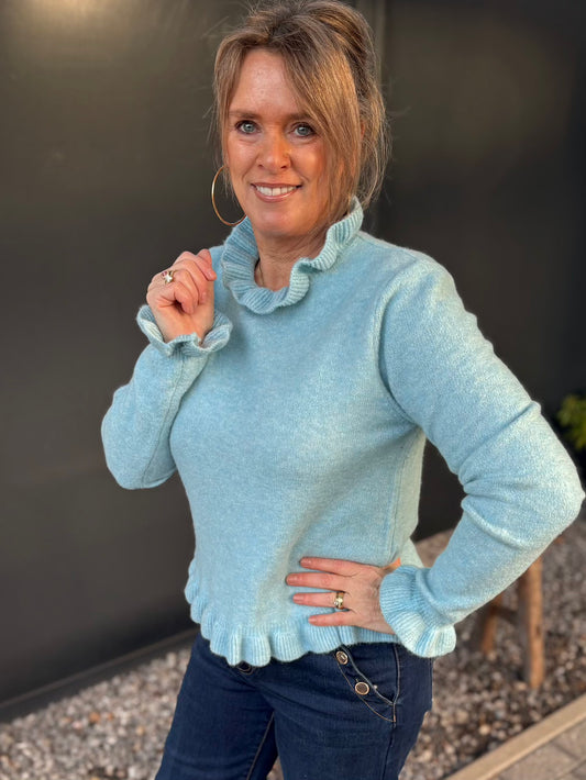 froezel trui lichtblauw