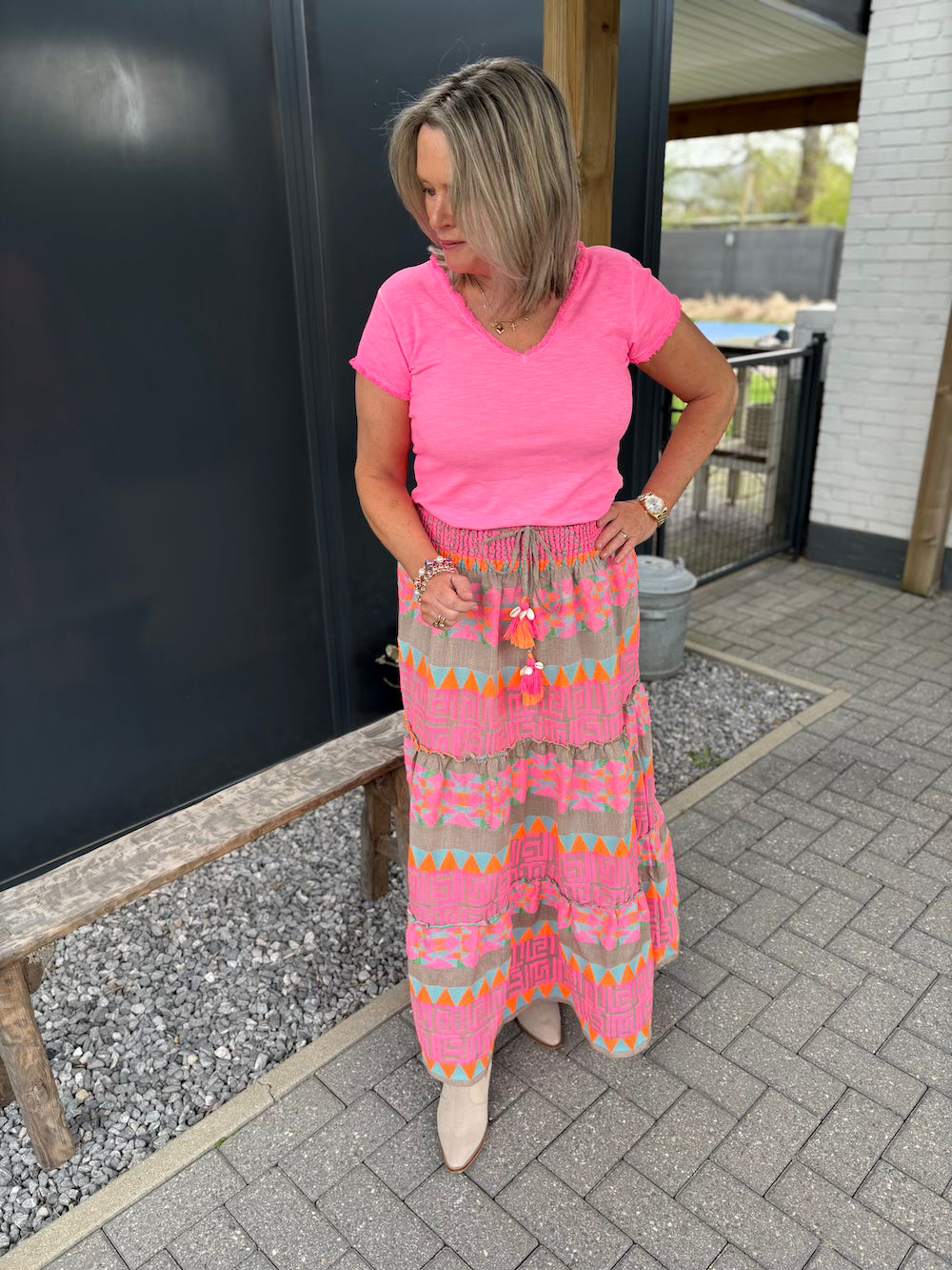 Ibiza rok roze/taupe