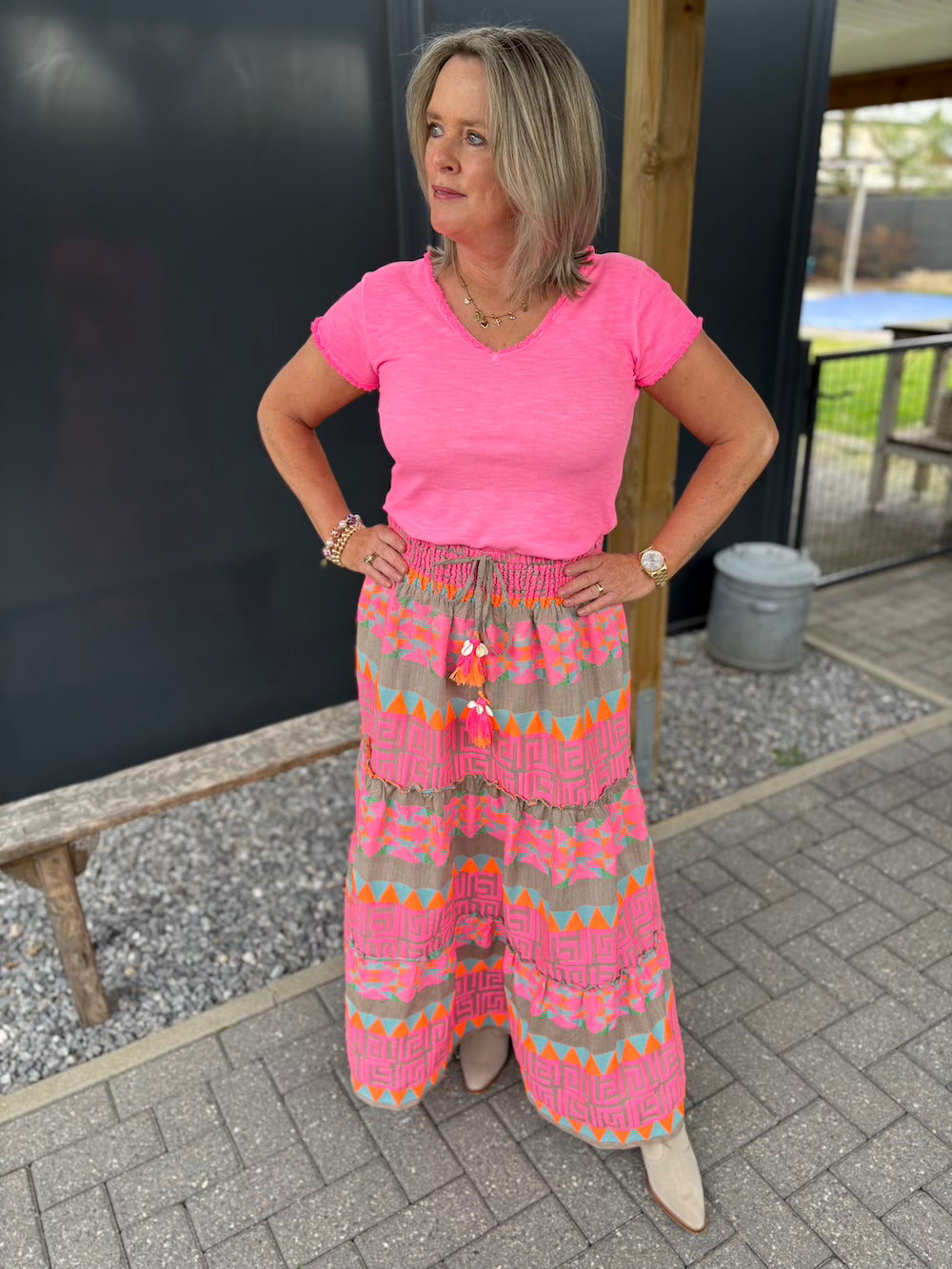 Ibiza rok roze/taupe