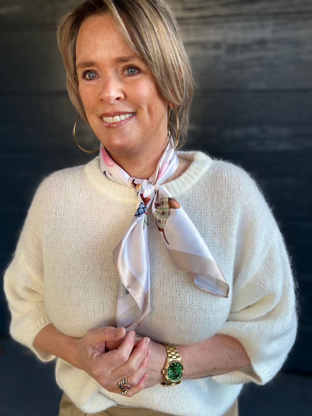 Sjaaltjes teckels diverse kleuren