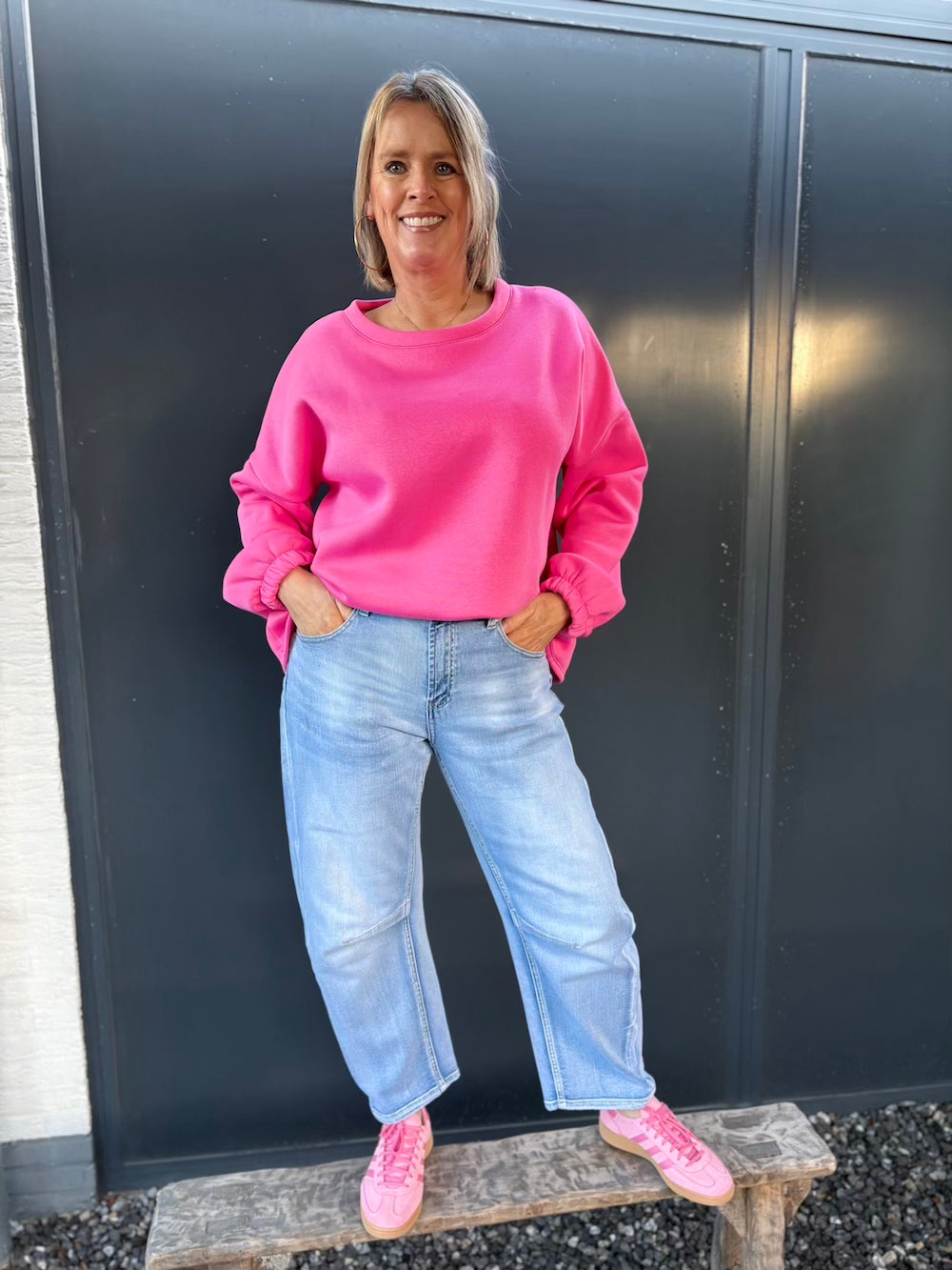 Ballon jeans blauw 