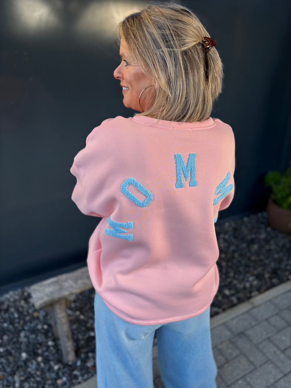 Sweater MOMMY roze blauw