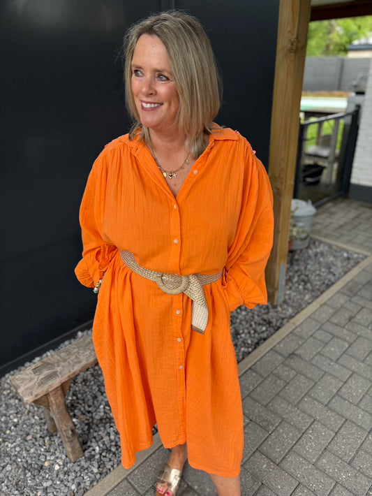 plussize zomerjurk met pailetten