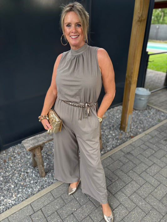 Jumpsuit taupe