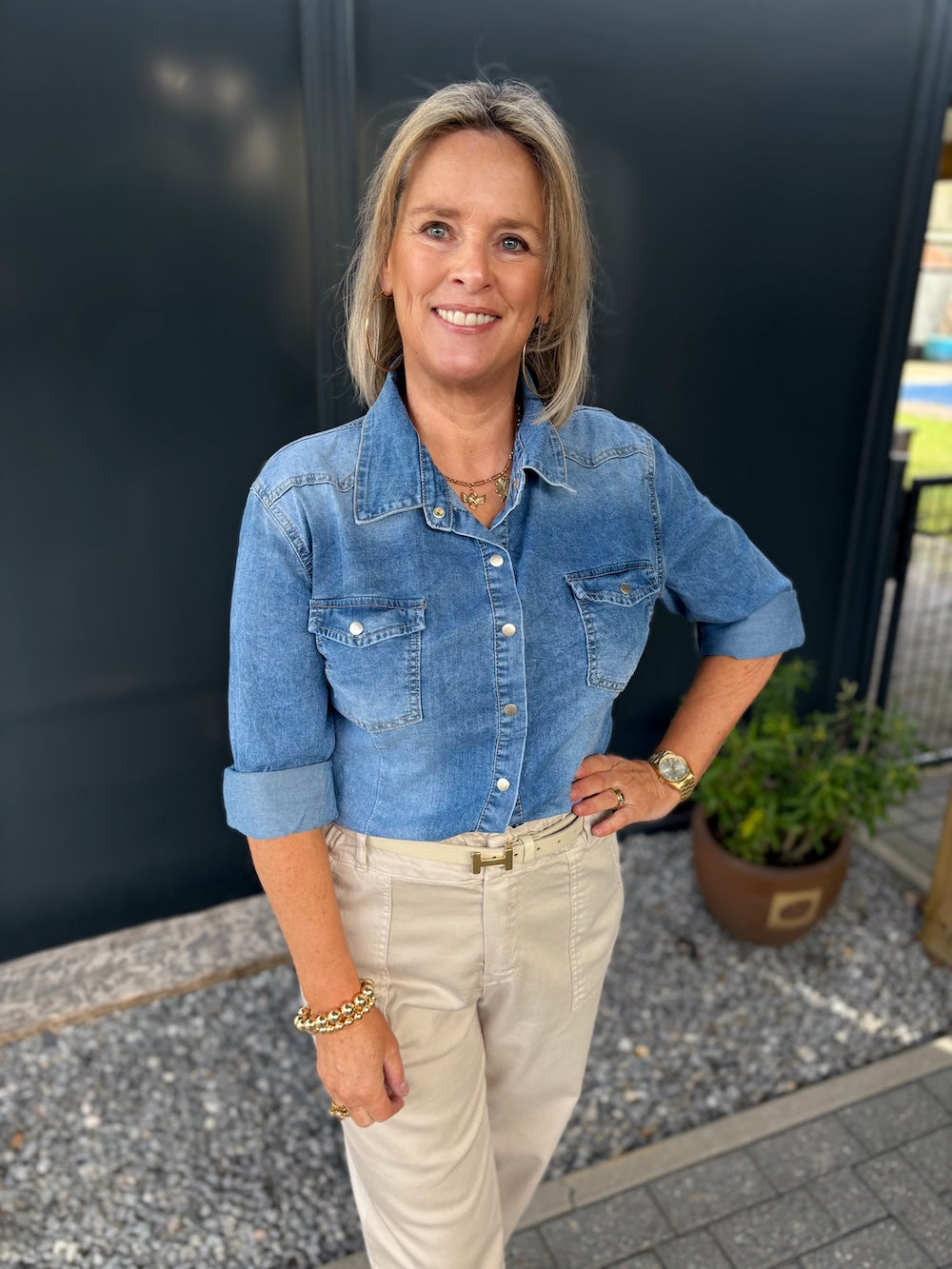 Jeans blouse