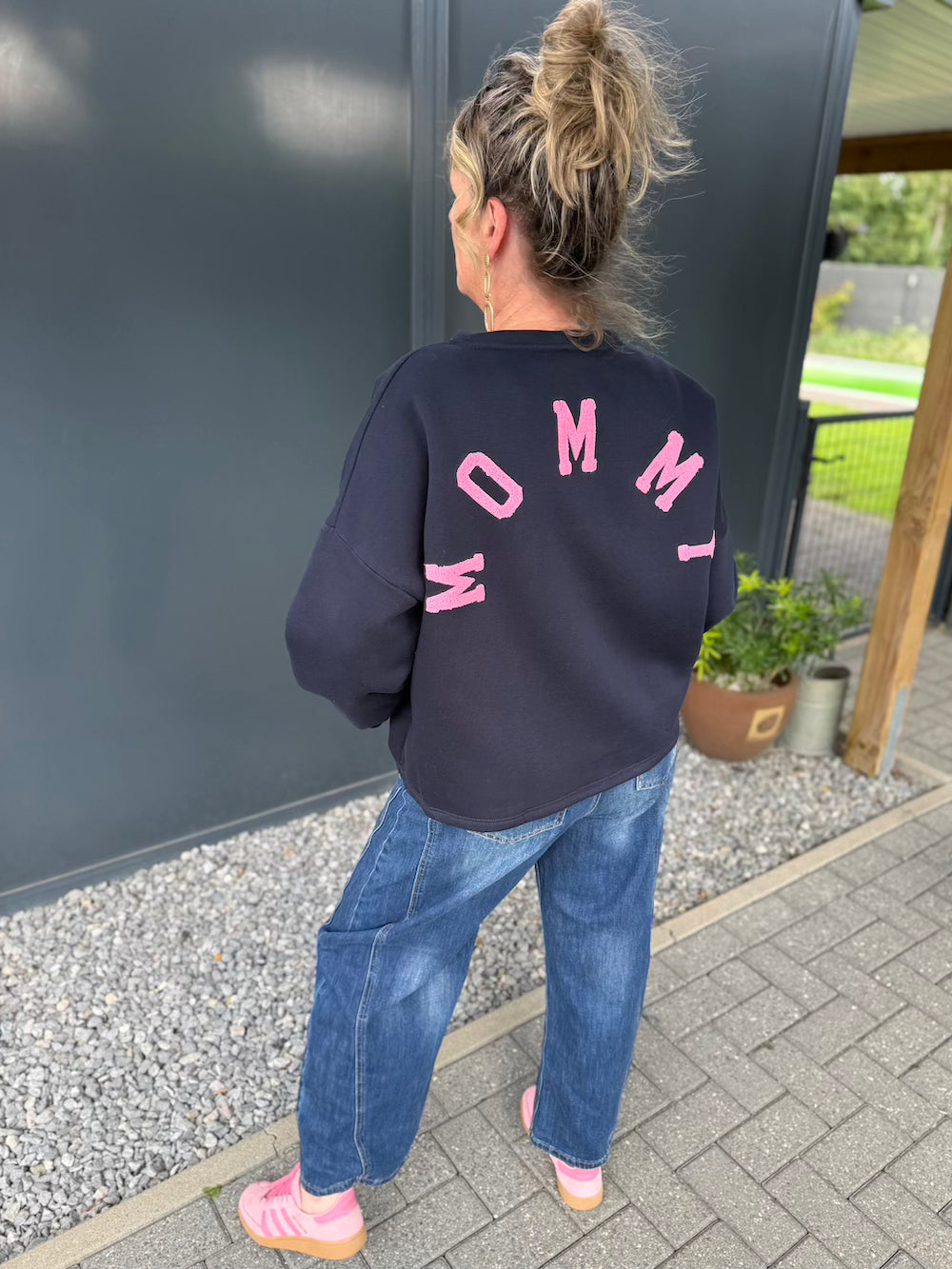 Mommy sweater blauw