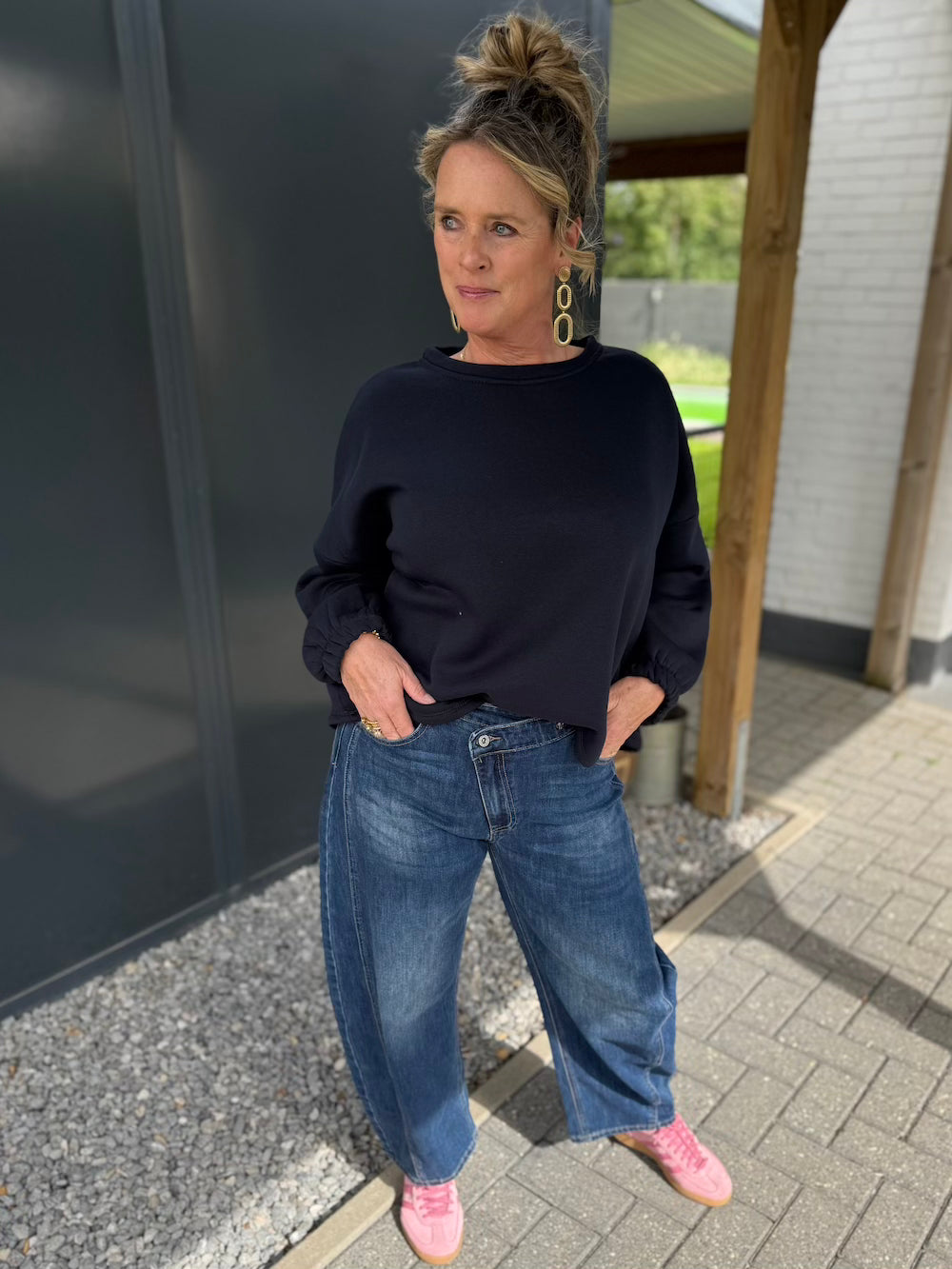 Mommy sweater blauw