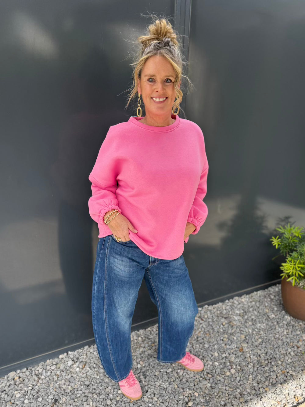 Mommy sweater roze