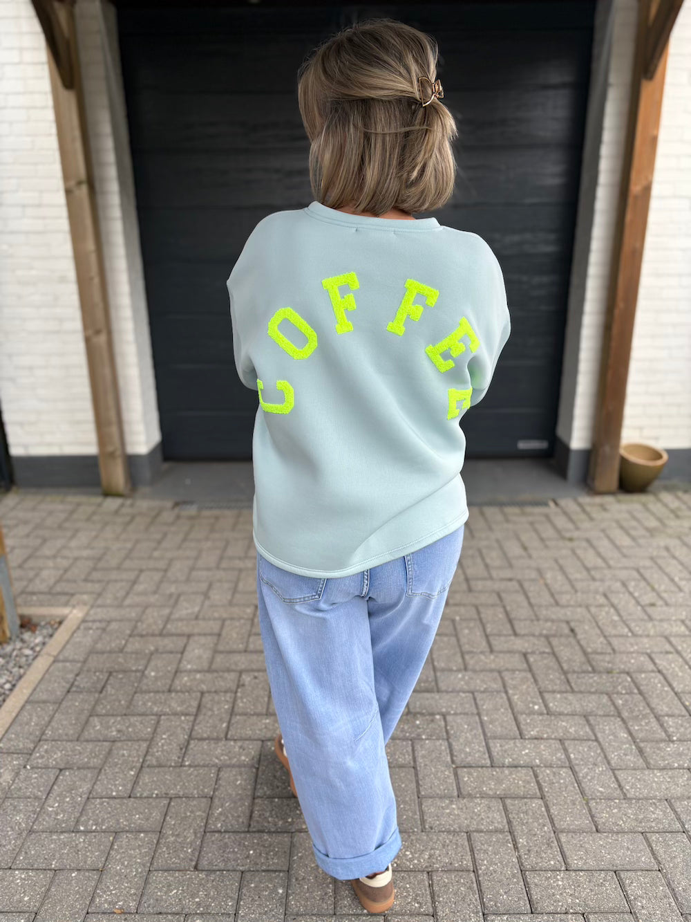 Sweater COFFEE blauw