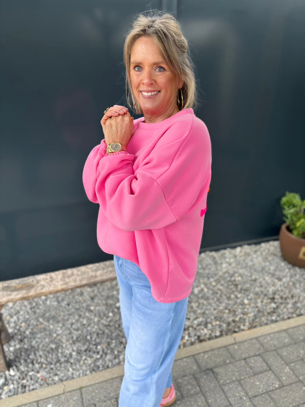 Sweater ICONIC roze