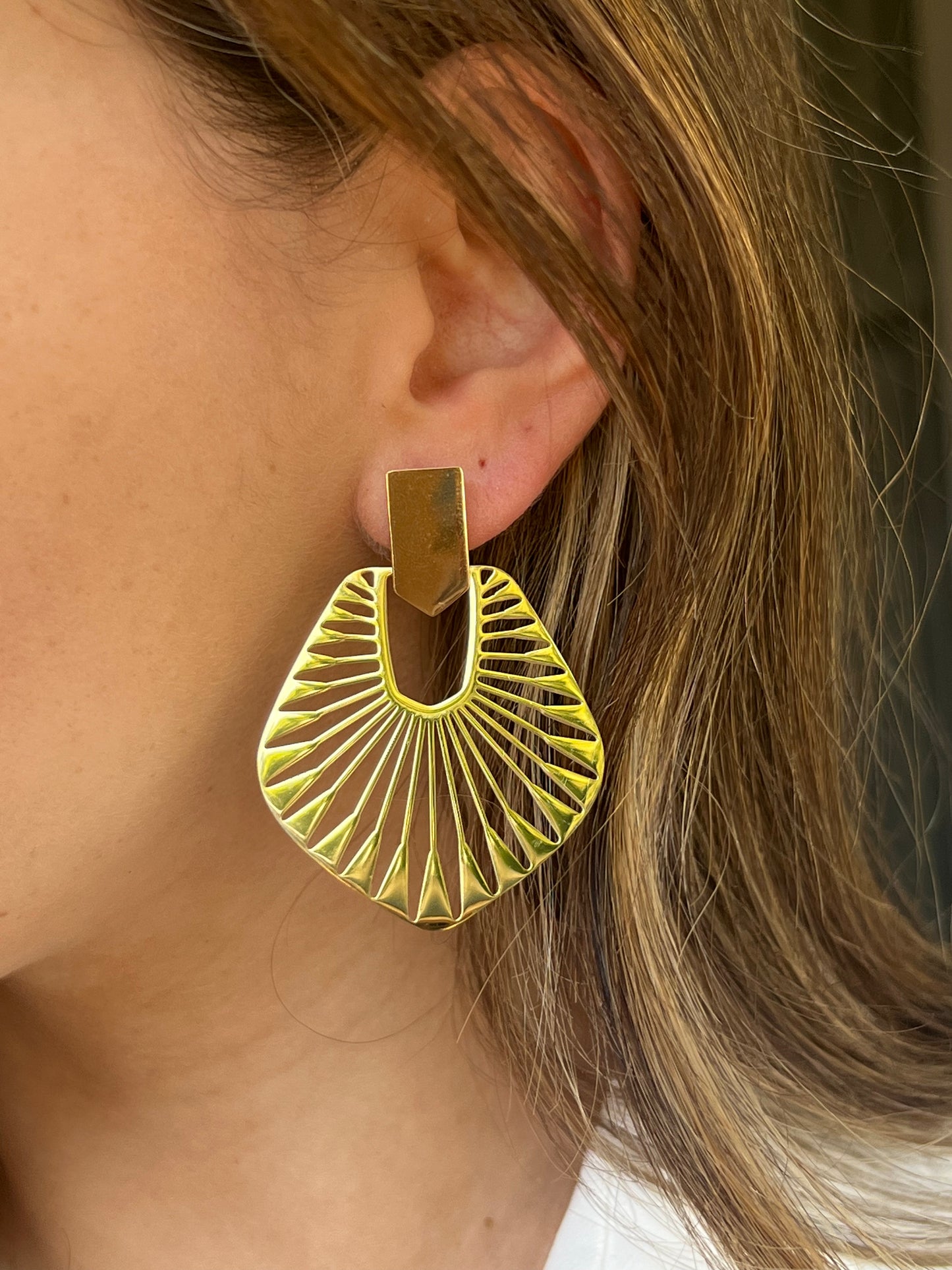 Statement oorbellen goud